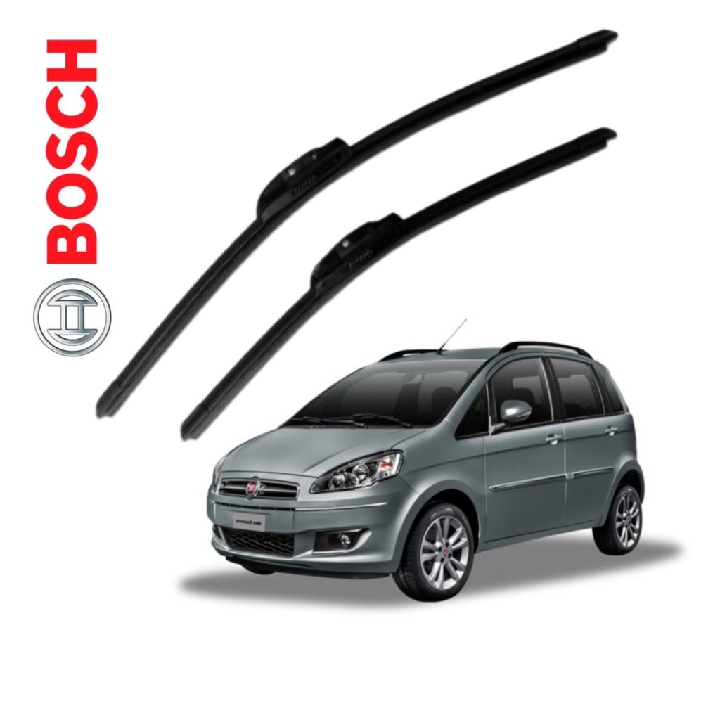 Par Palheta Limpador Parabrisa Fiat Idea Original Bosch 2006 2007 2008 2009 2010 em Oferta na Shopee