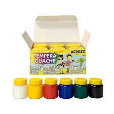 guache acrilex em caixa em Oferta na Shopee