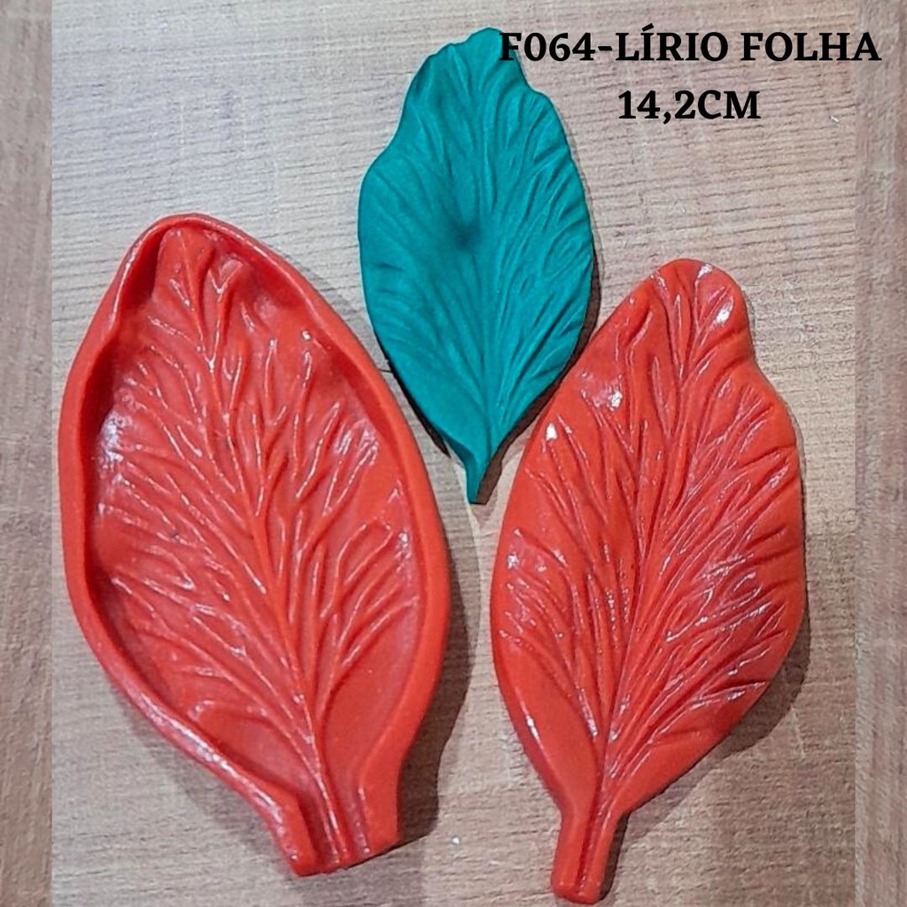 FRISADOR DE EVA LÍRIO FOLHA - molde de resina