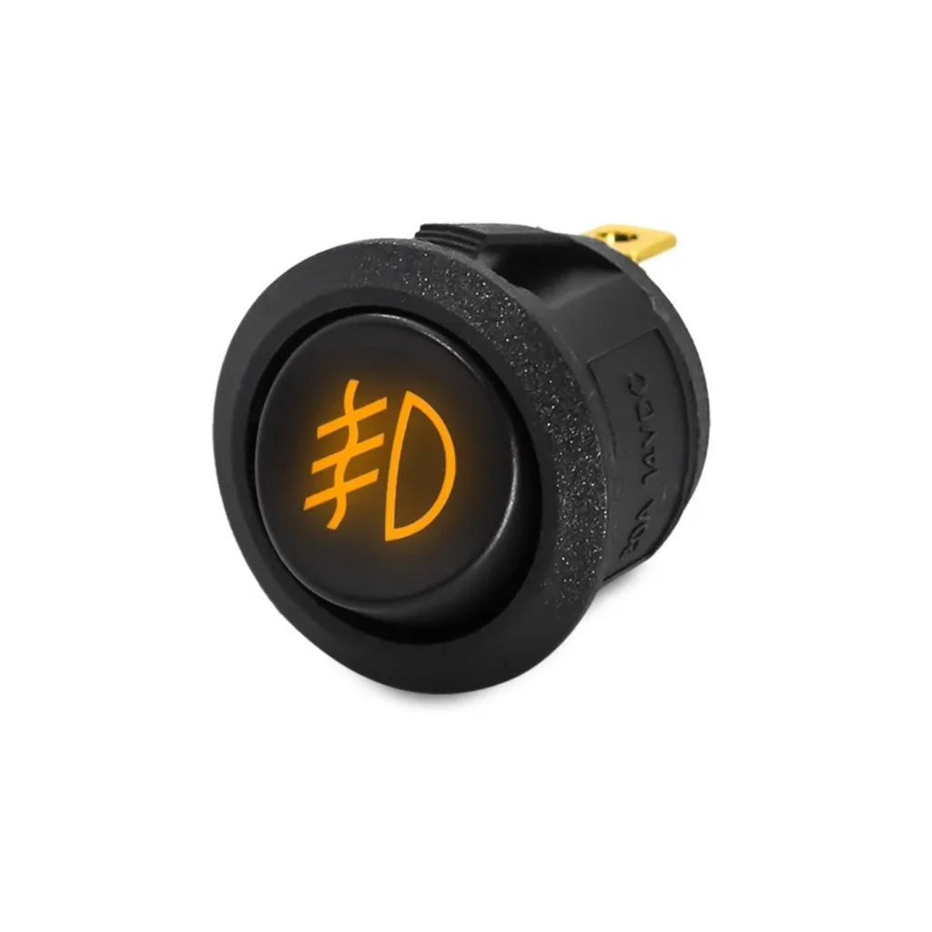 Botão Interruptor Farol De Milha Neblina Universal Led Amarelo em Oferta na Shopee