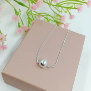 Cordão Bolinha Folheado a Prata 601764 em Oferta na Shopee