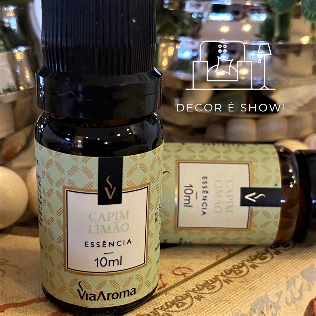 Essência P/ Aromatizador Elétrico 10ml Essência Capim Limão