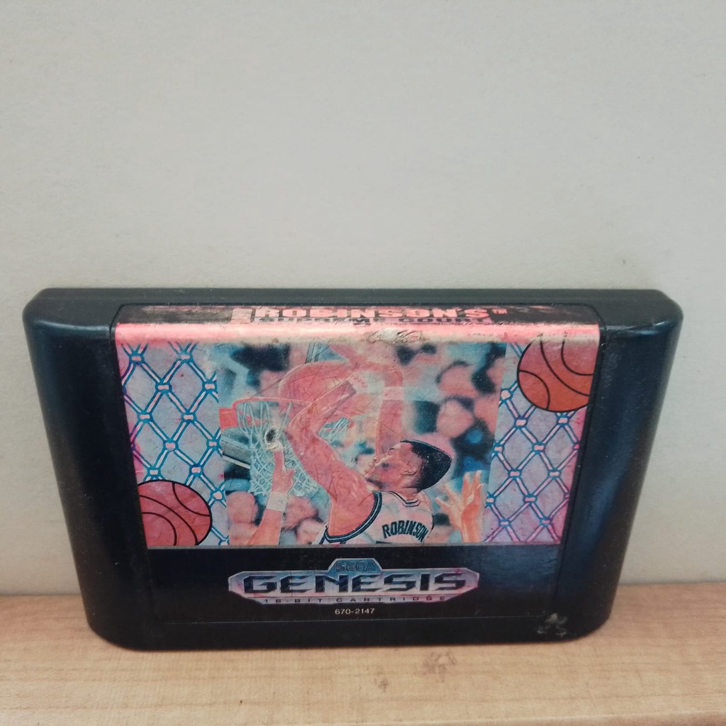 Jogo David Robinson's Supreme Court Sega Mega Drive Genesis Original