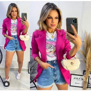 Blazer alfaitaria Terninho Slim