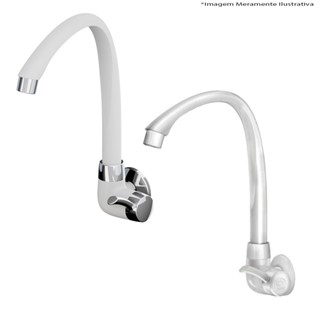 Torneira Cozinha Parede Bica Alta Móvel Linea 1/2"-3/4" TIGRE