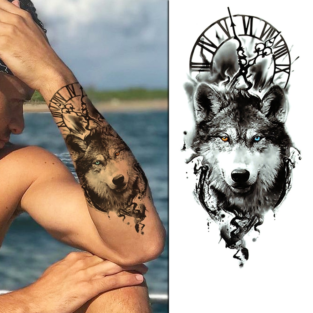 Lobo Tatuagem Masculina na Black Friday 2025 | BuscaProdutos