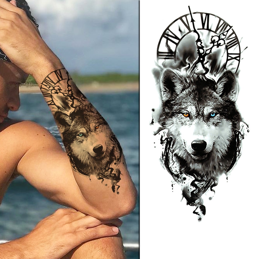 Tatuagem Lobo em Oferta | Shopee Brasil 2024