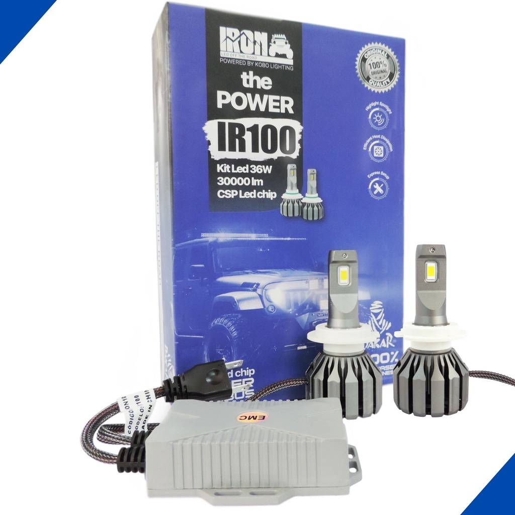 Lampada Ultra Led Dakar Ir100 H7 30000 Lumens 12v 36 Watts Shopee Brasil
