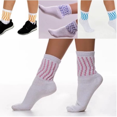 Kit c/12 Pares de  Meia Aerobica Fitness Meia Academia | Meia Frisada | Meia Branca Feminina | Meia Feminina Longa