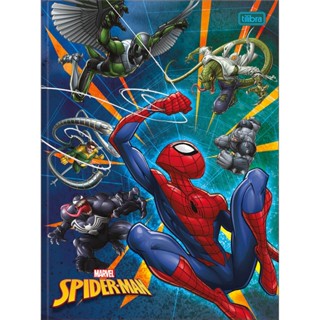 Caderno Brochurão Capa Dura Tilibra Spider-Man 80 Fls