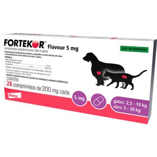 Fortekor Flavour 5mg 28 Comprimidos Elanco