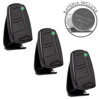 Controles Remotos Tx Top Ipec Portão Eletrônico Ppa Garen Rcg 433mhz 3 Unidades