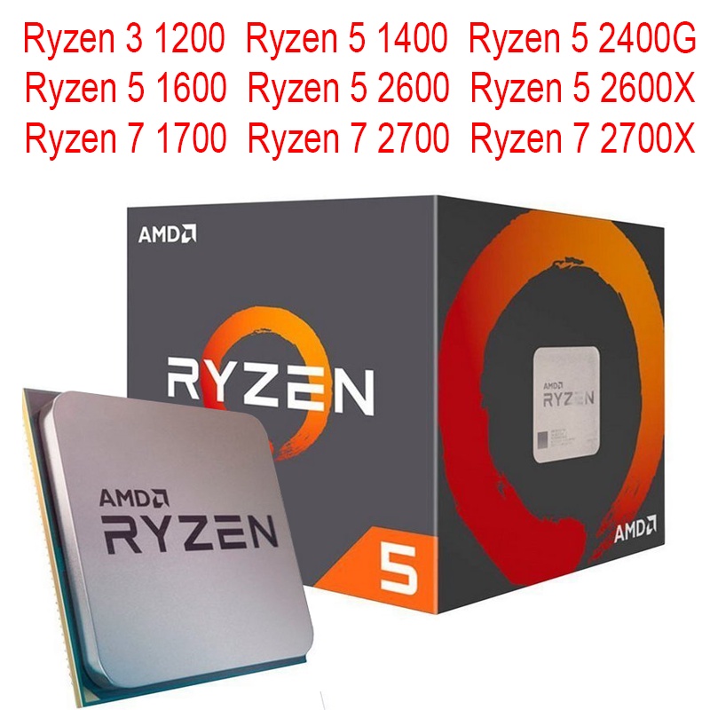 processador-amd-ryzen-3-1200-ryzen-5-1400-1600-2400g-2600-2600x-e