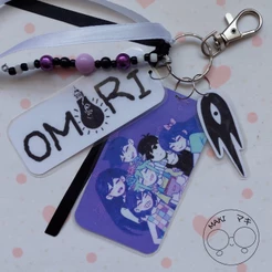 Chaveiro Plastificado Omori - Game / Jogo