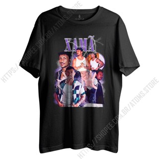 Camiseta Básica T shirt estampada Unissex cantor rapper Xamã hip hop trap nacional vintage retro streetwear