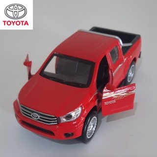 Carrinho de Coleção de Ferro Toyota Hilux 4x4 Caminhonete Pickup Nacional de Metal a Fricção 12cm
