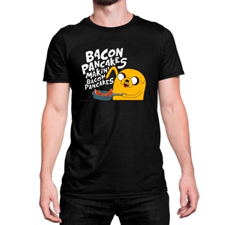 Camiseta Desenho Bacon Pancakes Jake Hora de Aventura