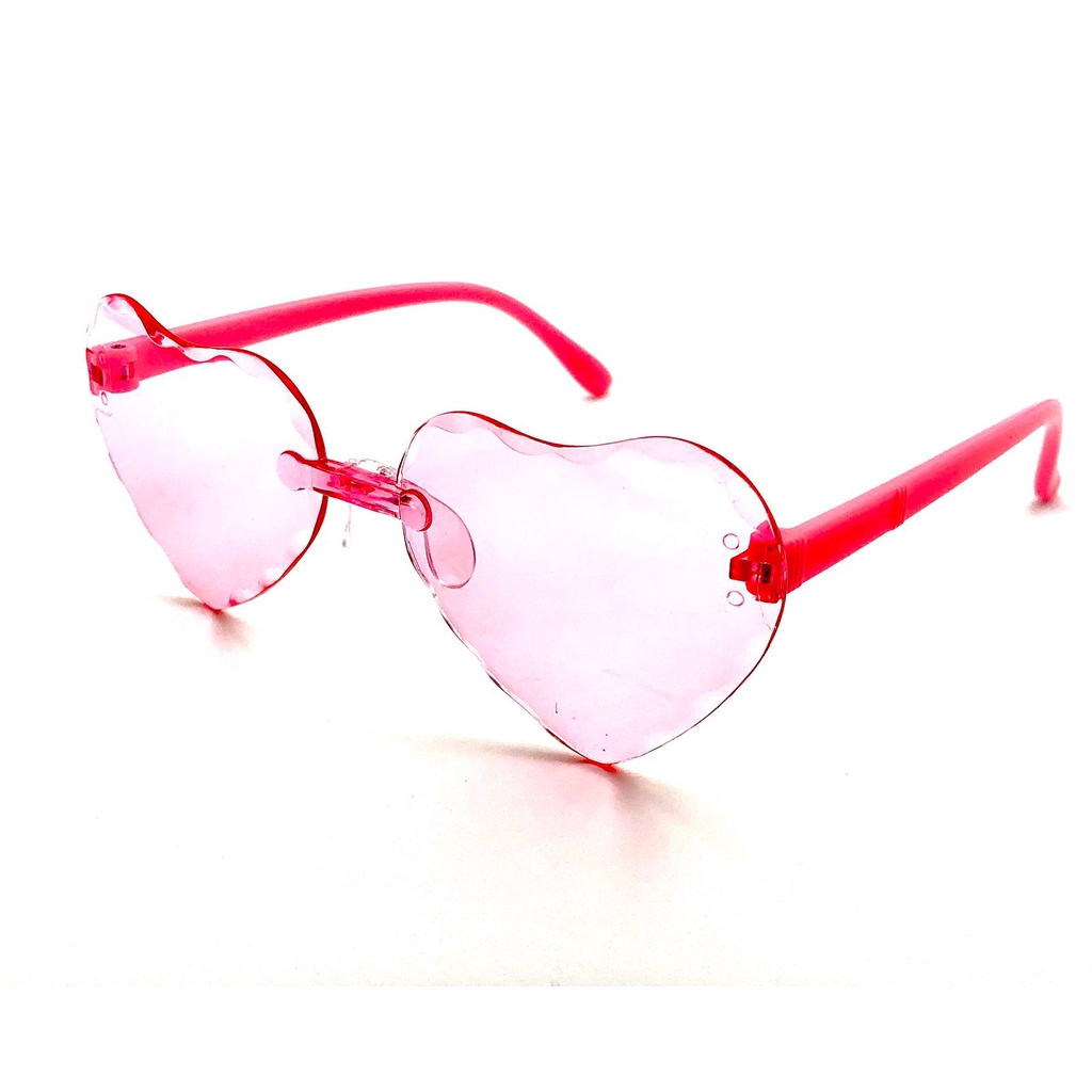 Óculos de Sol Infantil Menina Coração Moda Verão 2023 Top Luxo