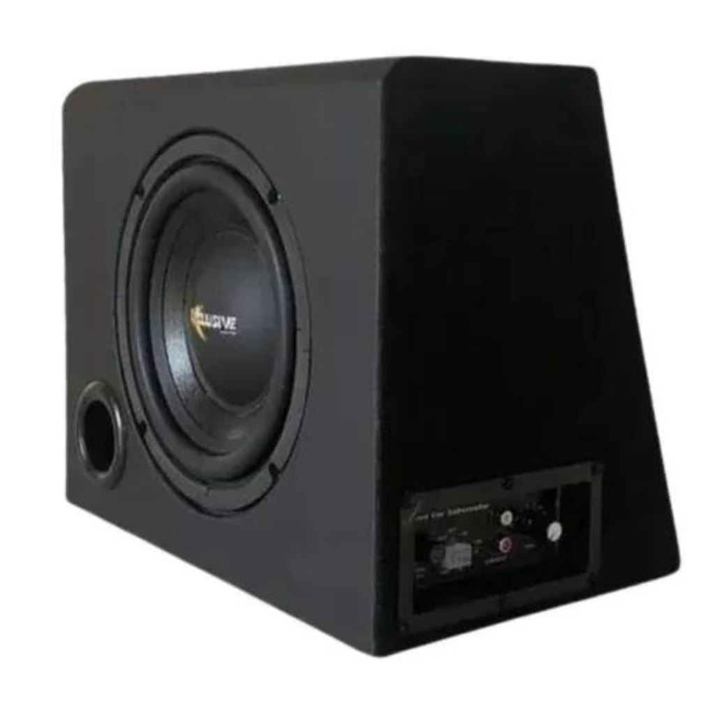 Caixa De Som Amplificada Subwoofer 8 Polegadas Trapézio 200w