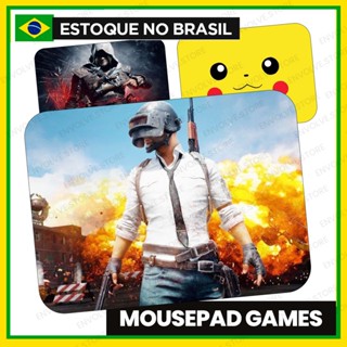 Mouse Pad Gamer Textura Antiderrapante Speed 22x18cm Exbom - Pubg Naruto Assasins Games