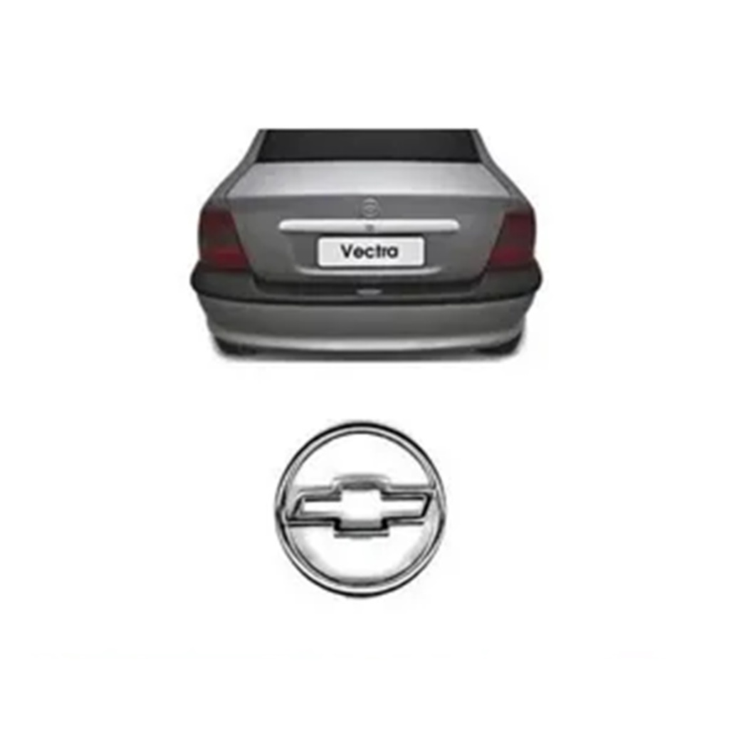 Emblema Tampa Traseira Mala Vectra Cromado 1997 á 2005