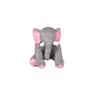 Almofada Elefante de pelúcia 80 cm Rosa Bebê Antialérgico