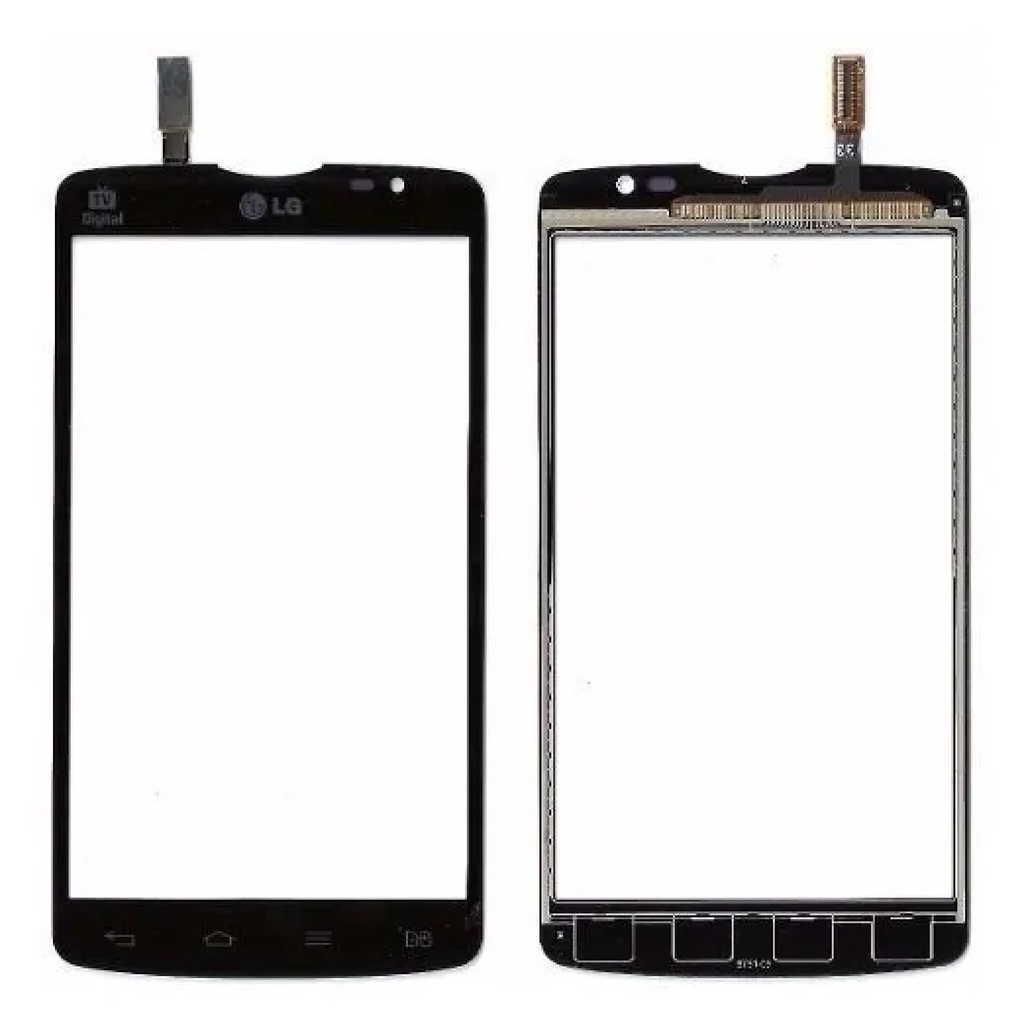 Tela Vidro Touch compatível com LG L80 D380 / D385 Dual Tv - Preto