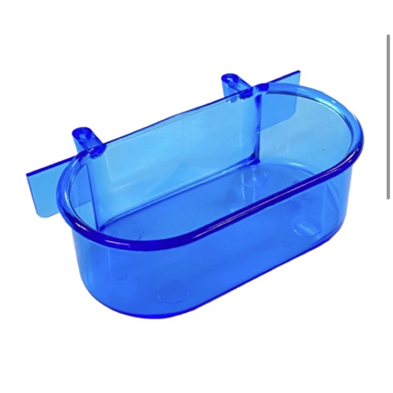Comedouro e Bebedouro Oval 100ml Mr. Pet Linha Azul Kit 6 unidades