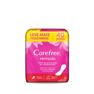 Protetor Diário Carefree Proteção com Perfume c/ 40 unidades