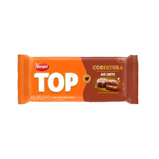 Barra De Chocolate Cobertura Top Ao Leite 2,1kg - Harald