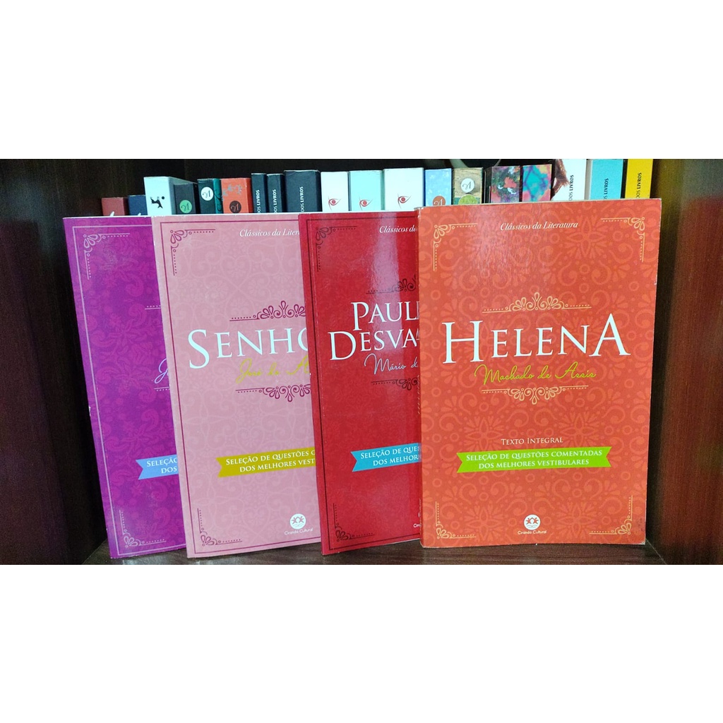Helena Til  senhora Pauliceia desvairada classicos da literatura seleções de questões comentadas dos melhores vestibulares livros de capa comum autores jose de alencar  Machados Mario de andrade