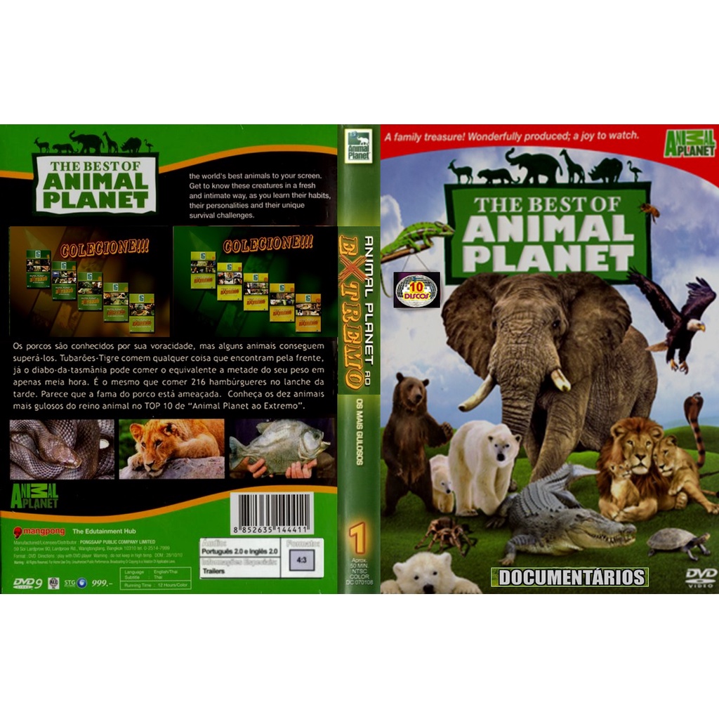 Dvd Box Documentário Animal Planet Ao Extremo (11dvds)