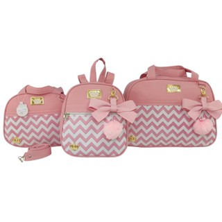 Kit Bolsa Maternidade Varias Cores Luxo Kit Completo