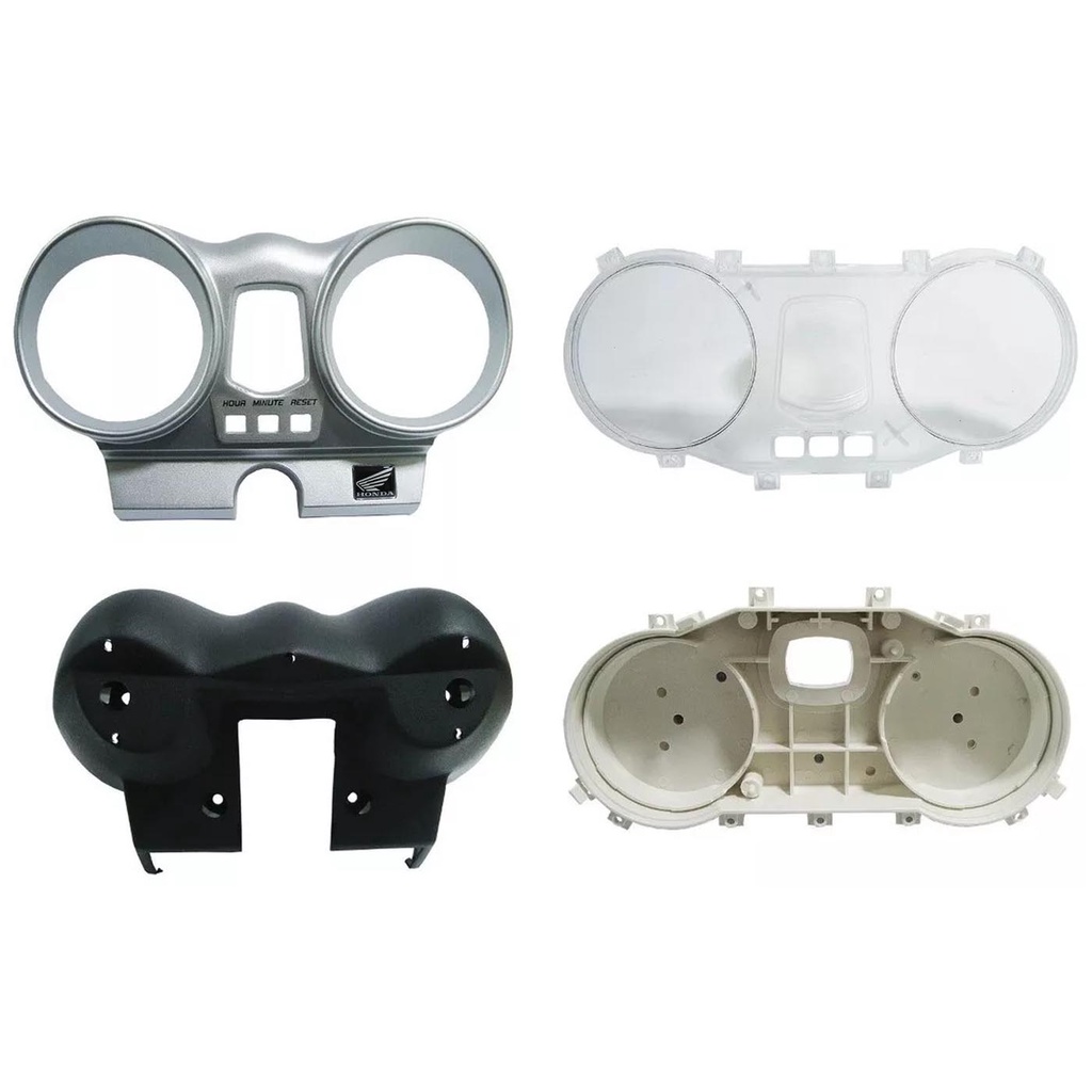 Kit Carcaça Painel Cbx250 Twister 2002 Á 2008 Superior Inferior Interna Lente