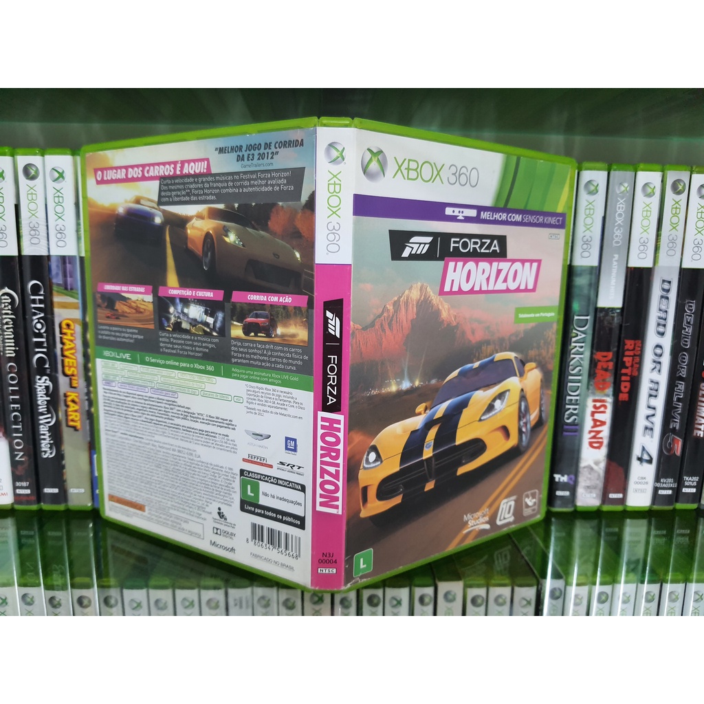 Forza Horizon 1 Totalmente Em Portugues Xbox 360