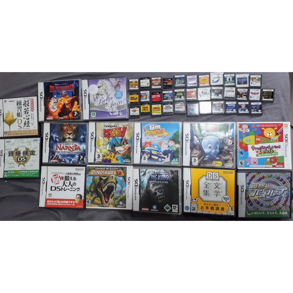 Jogos originais pra Nintendo DS & 3DS (LOTE B) Escorrega o Preço