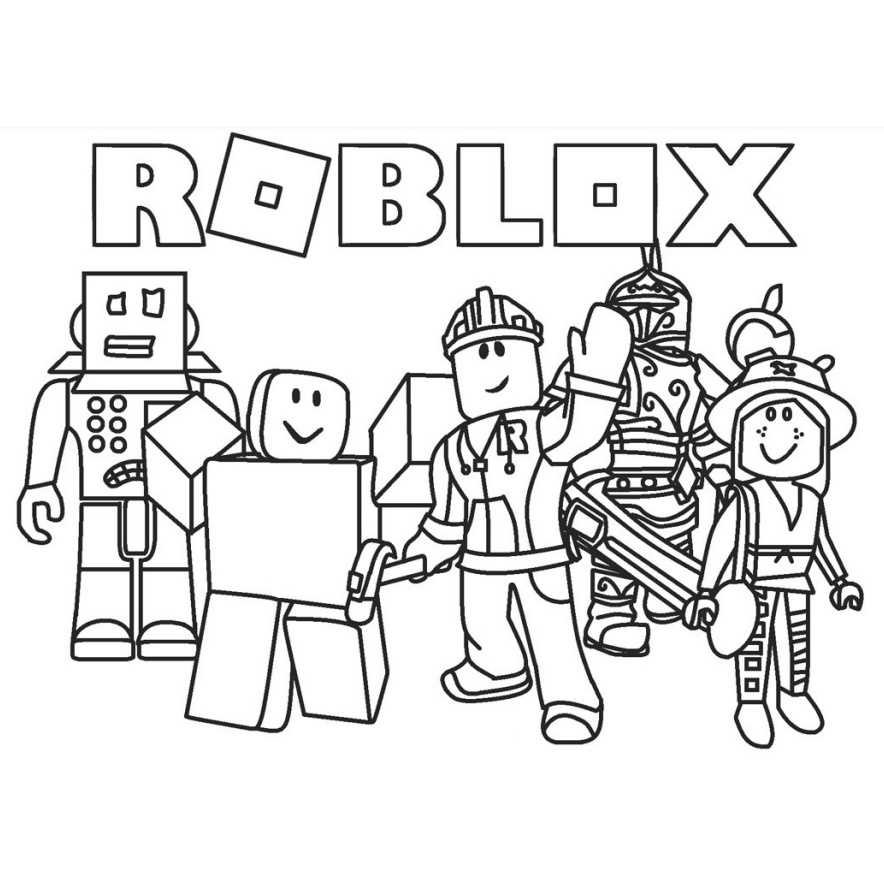 50 Desenhos DO ROBLOX para Colorir Pintar Lindos Desenhos