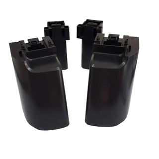 Kit De Pés Para Fogão Esmaltec 120mm Preto Original