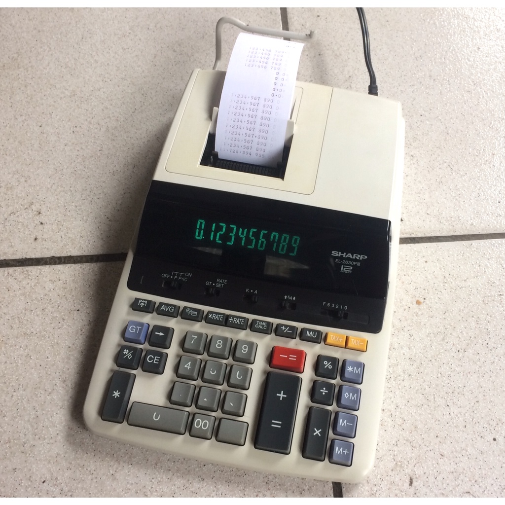 Calculadora Sharp El 2630p 3 Funcionando Shopee Brasil