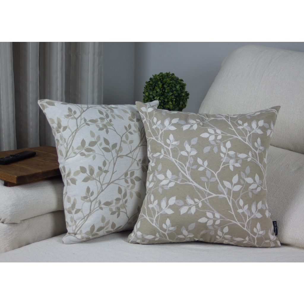 Kit 2 Capas de Almofada Jacquard