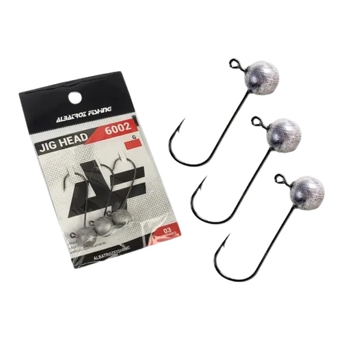 Jig Head Albatroz 6002 Black N° 4/0 ( 10gr ) - 3 Unidades em Oferta na Shopee