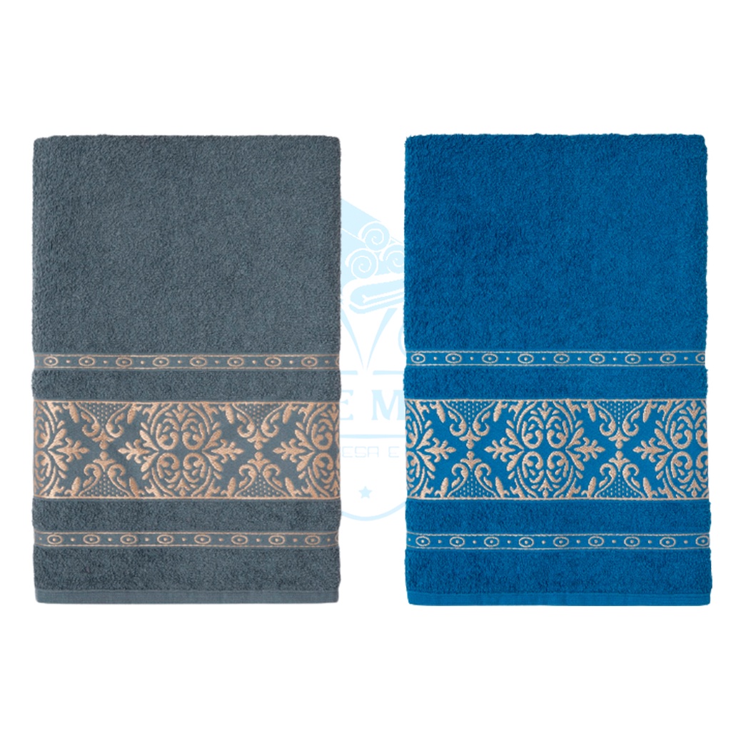 Kit 2 Toalhas de Banho Banhão Gigante Luxo Mônaco 74x150cm