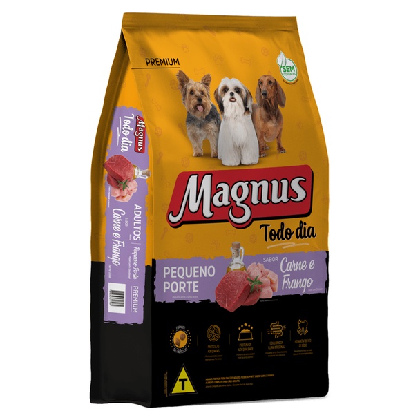 Ração Magnus Todo Dia Adulto Raça Pequena 10,1 kg — imagem 2 de 2