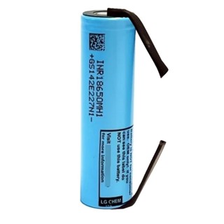 Bateria18650 LG Chem 3200mah 3.7v alta descarga 10a Célula 18650 COM TERMINAIS DE SOLDA