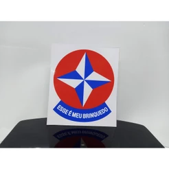 ADESIVO BRINQUEDO ESTRELA - ESTE É O MEU BRINQUEDO - ADESIVO RETRÔ. LATARIA