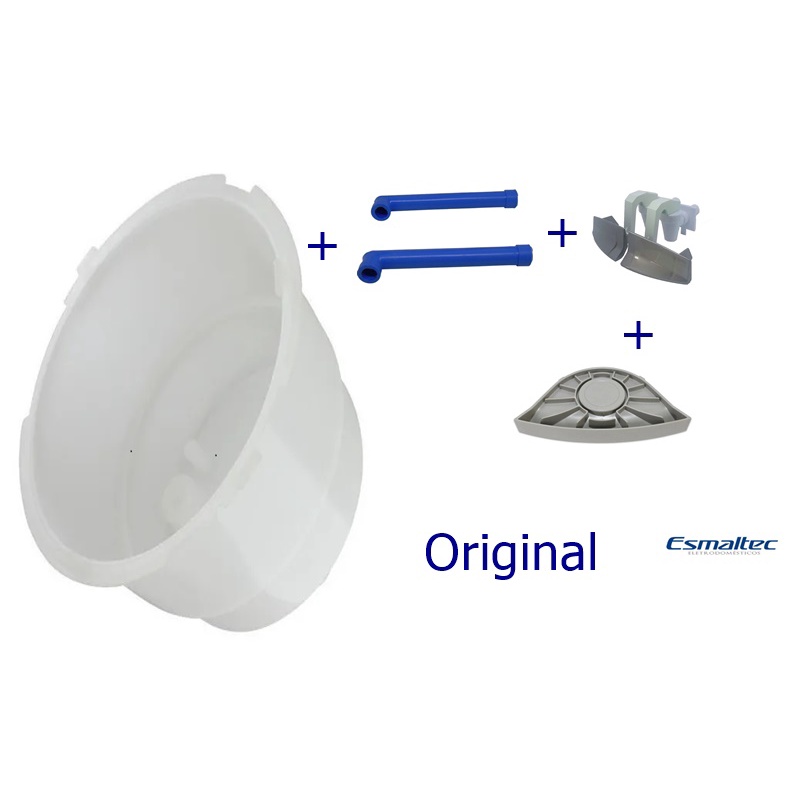 Kit para Bebedouro Esmaltec Egm30 Cuba+2 torneiras+suporte de copos Original