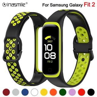 Pulseira Silicone Para Samsung Galaxy Fit 2 SM-R220 Cinta Relogio Inteligente Esporte Banda Respirável