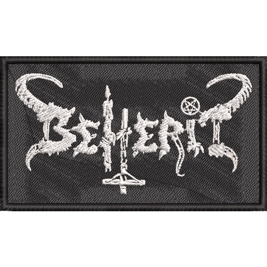 Patch bordado termocolante Beherit black metal