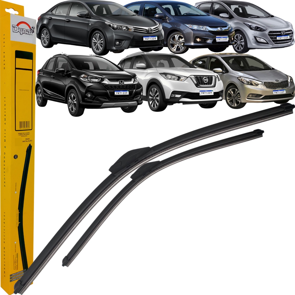 Par Palhetas Dianteiras Dyna City Fit Wrv Elantra I30 Kicks
