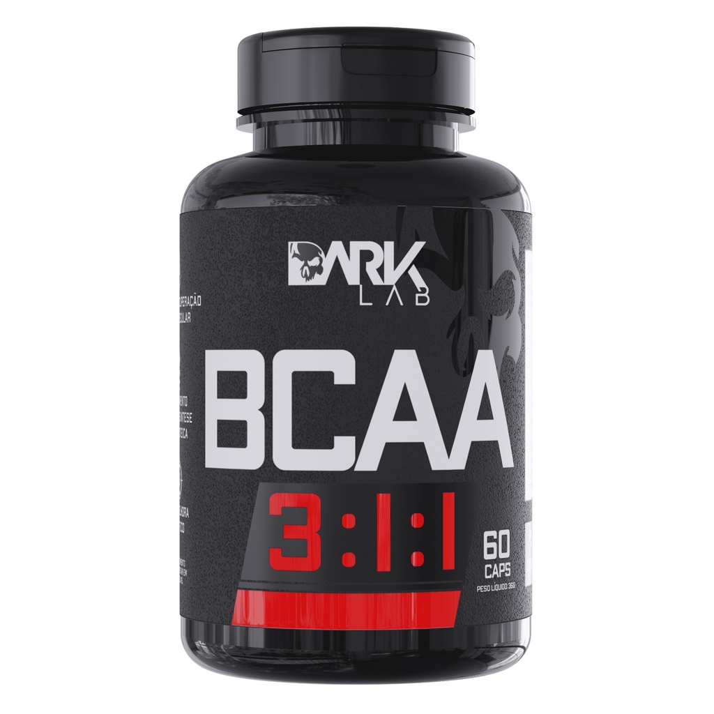BCAA 311 60 Cápsulas Dark Lab Energia e Manutenção Muscular